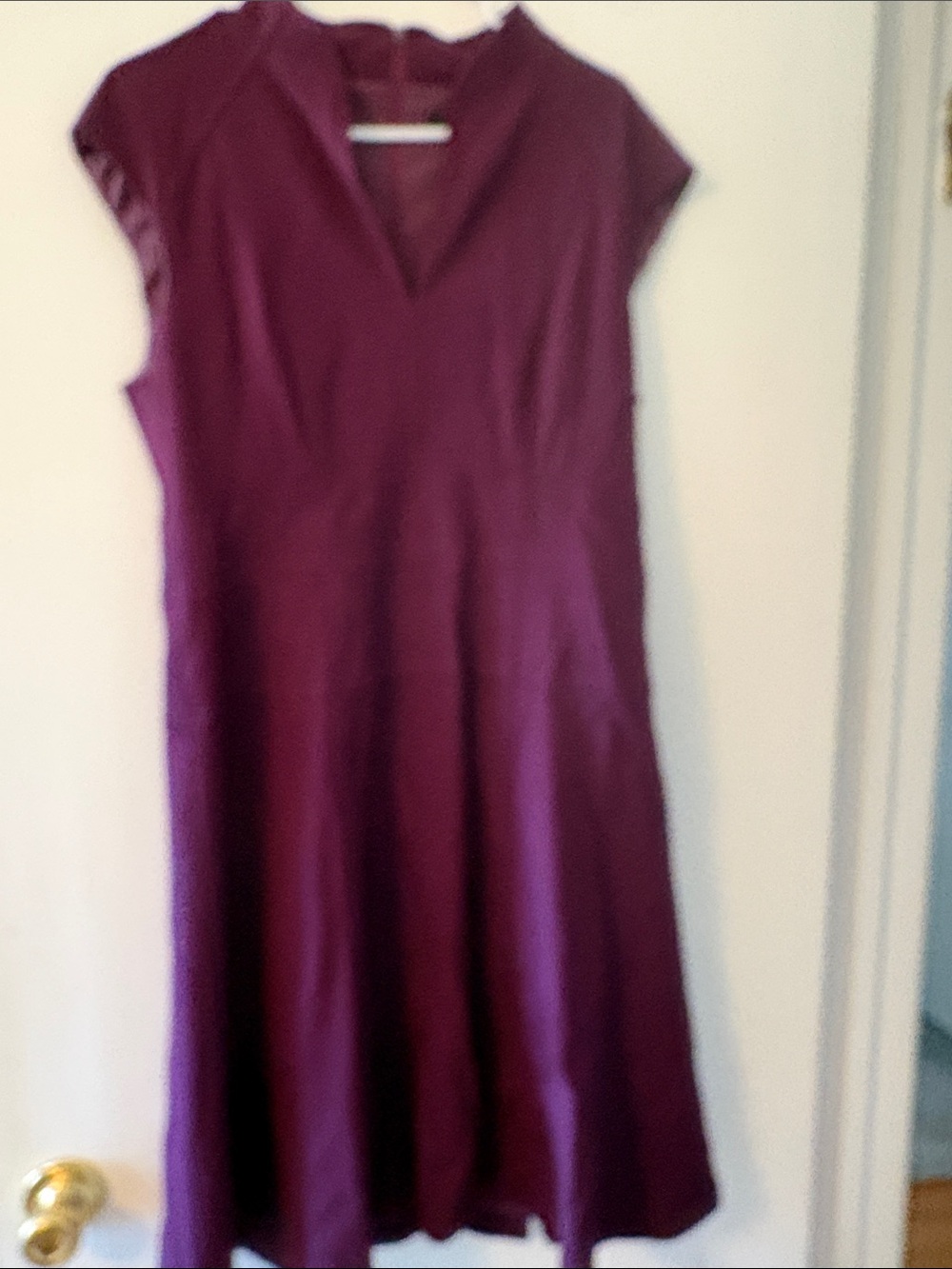 Nanette Lepore Plum Fit-and-Flare Midi Dress